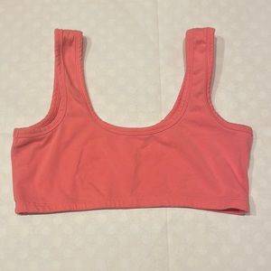 ARQ WIDE-STRAP BRA in Bubblegum
